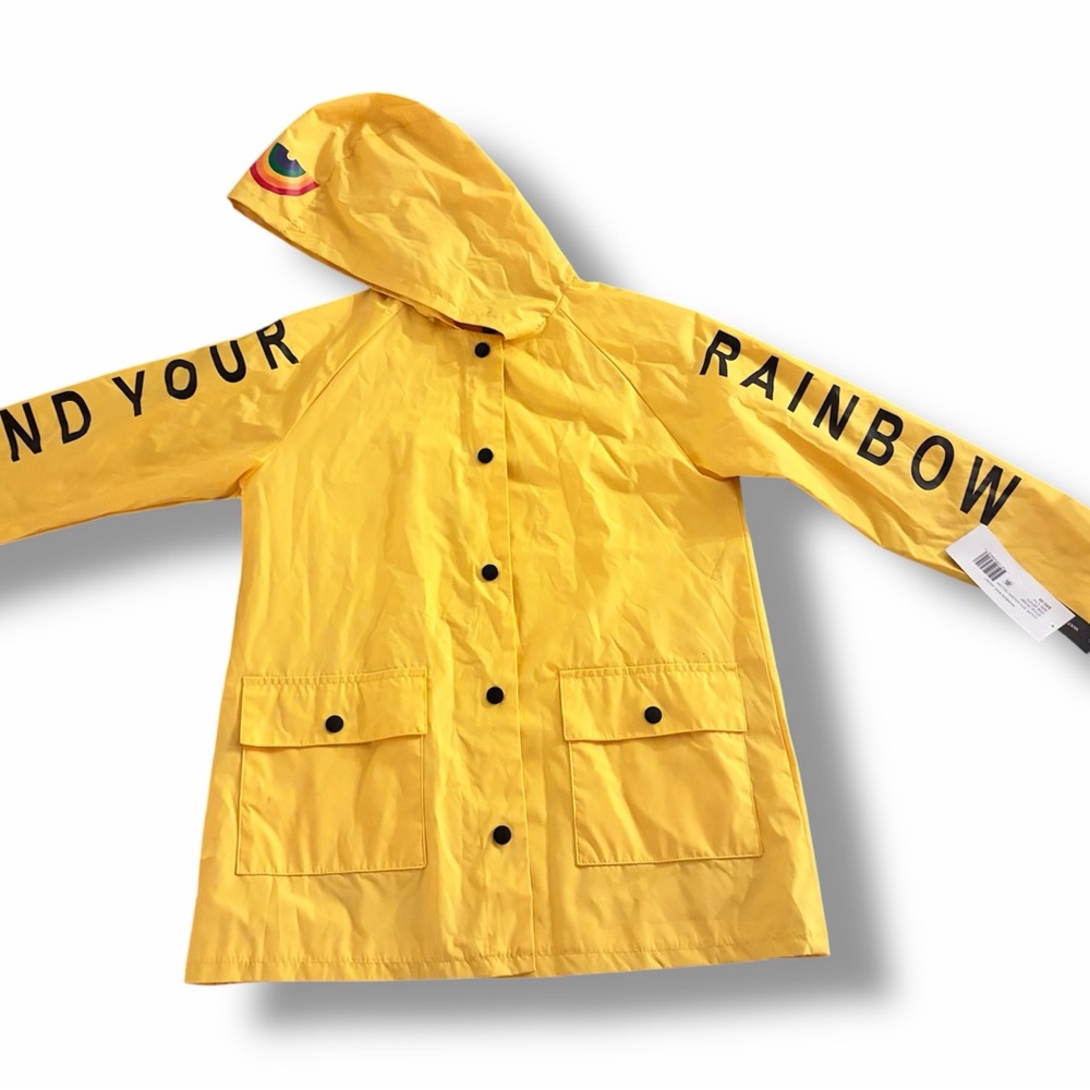 Rothschild Vibrant Yellow Kids Raincoat NWT - Picture 2 of 4